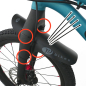 Preview: Mudguards für KUbikes Disc-Brake - schwarz