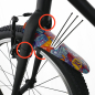 Preview: Mudguards für KUbikes V-Brake - comic