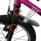 Preview: Mudguards für KUbikes V-Brake - schwarz