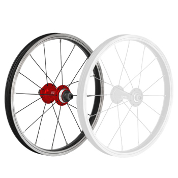 Hinterrad KUbikes 16 Zoll - laser red
