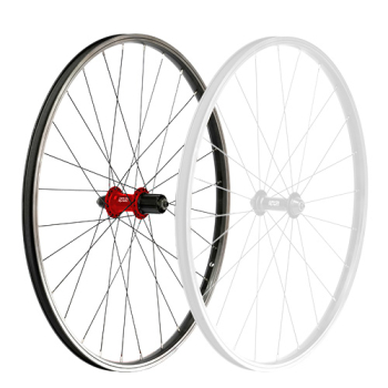 Hinterrad KUbikes 24 Zoll - laser red