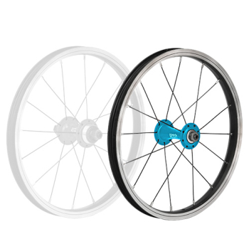Vorderrad KUbikes 16 Zoll - laser blue