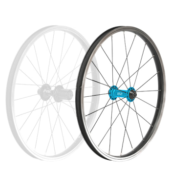 Vorderrad KUbikes 20 Zoll - laser blue