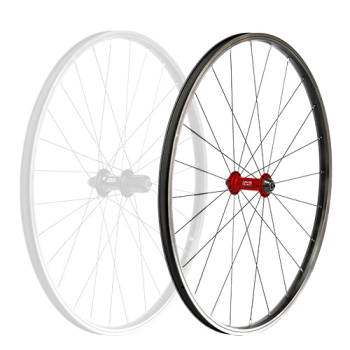 Vorderrad KUbikes 24 Zoll - laser red