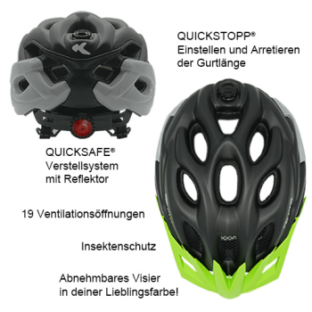 Preview: KUbikes Fahrradhelm, Größe M