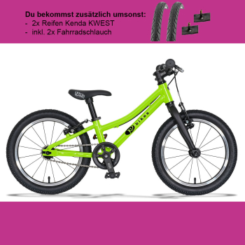 Preview: KUbikes 16S Sonderangebot - grün