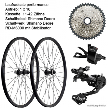 Preview: Antrieb/LRS 27,5 performance/Shimano Deore 10-fach