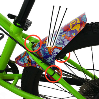 Mudguards für KUbikes Disc-Brake - comic