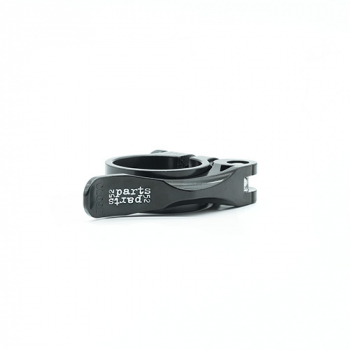 Sattelklemme mit Schnellspanner schwarz (31,8 mm)