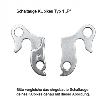 Schaltauge KUbikes Typ 1 "P"