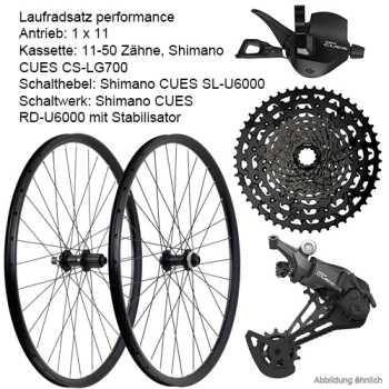 Preview: Antrieb/LRS 27-29 - LRS performance/ Shimano CUES 11-fach