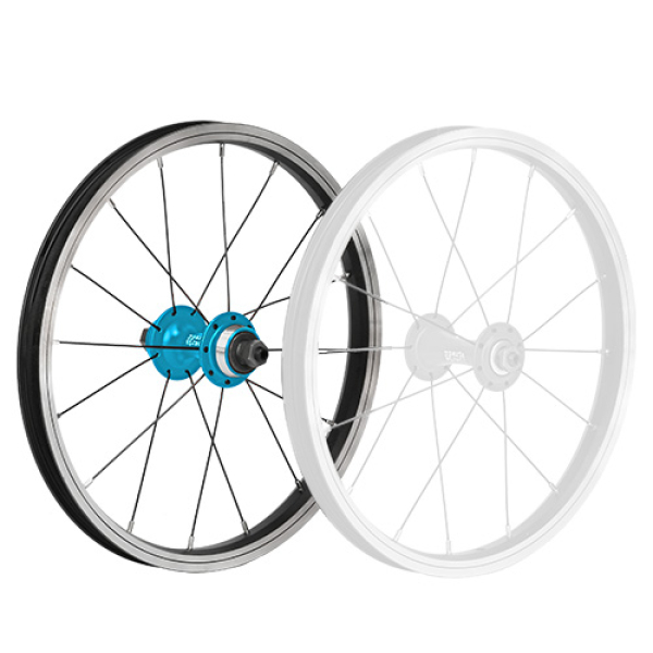 Hinterrad KUbikes 16 Zoll - laser blue