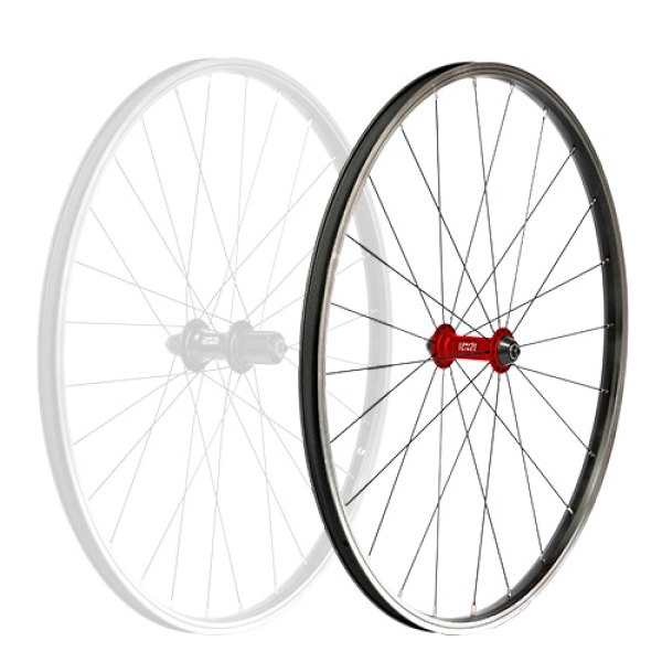 Vorderrad KUbikes 26 Zoll - laser red