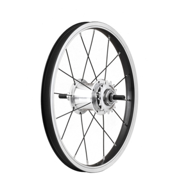Hinterrad KUbikes 16 Zoll 2-Gang Automatik-Schaltung