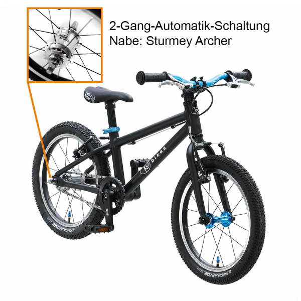 KUbikes 16L MTB 2-Gang