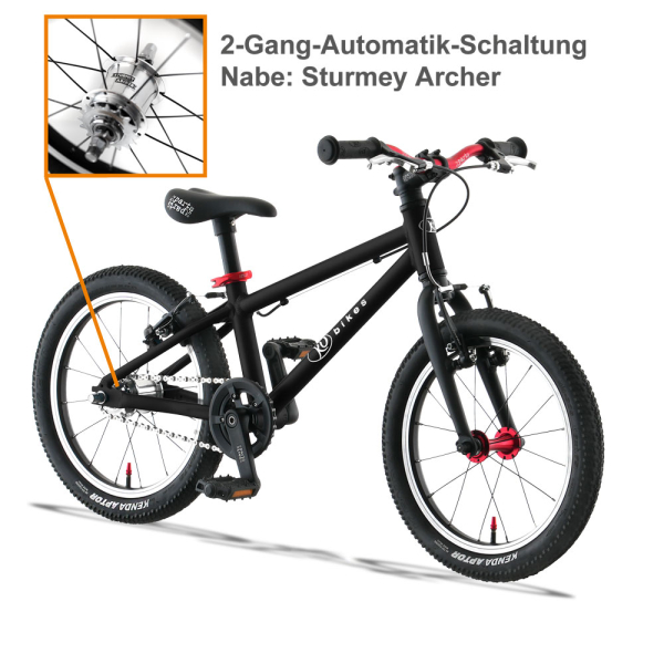 KUbikes 16L MTB 2-Gang
