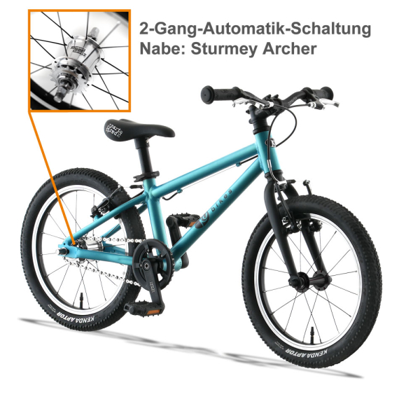 KUbikes 16L MTB 2-Gang