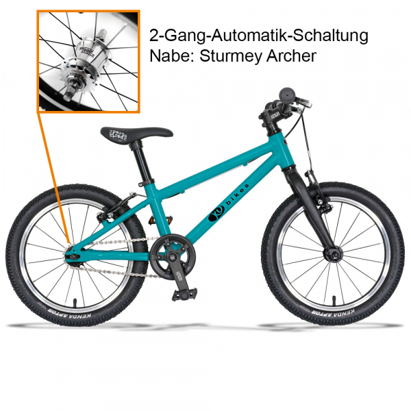 KUbikes 16L MTB 2-Gang