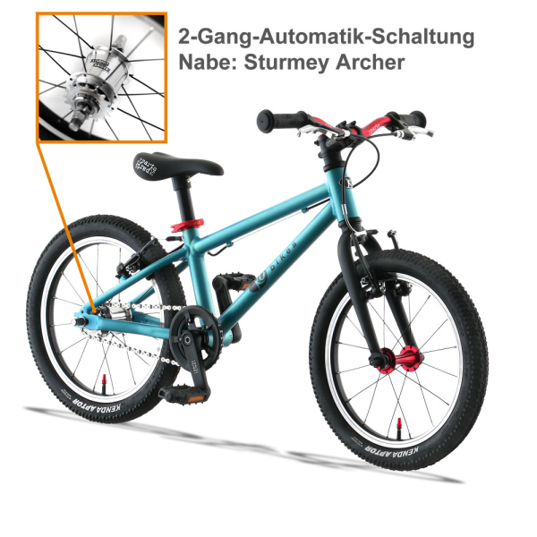 KUbikes 16L MTB 2-Gang