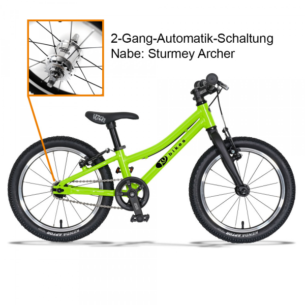 KUbikes 16S MTB 2-Gang
