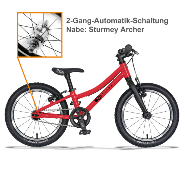 KUbikes 16S MTB 2-Gang