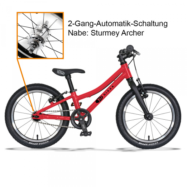 KUbikes 16S MTB 2-Gang
