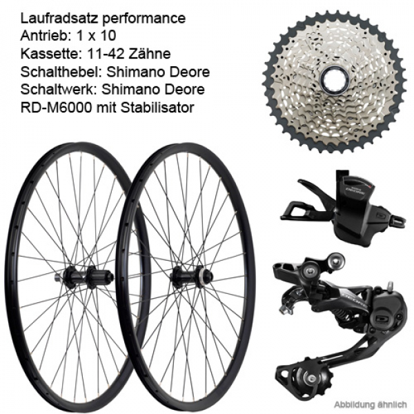 Antrieb/LRS 27,5 performance/Shimano Deore 10-fach