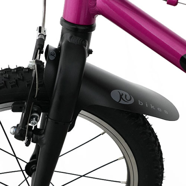 Mudguards für KUbikes V-Brake - schwarz