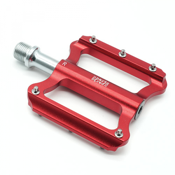 MTB Pedale Aluminium Plattform 26" laser red / laser blue