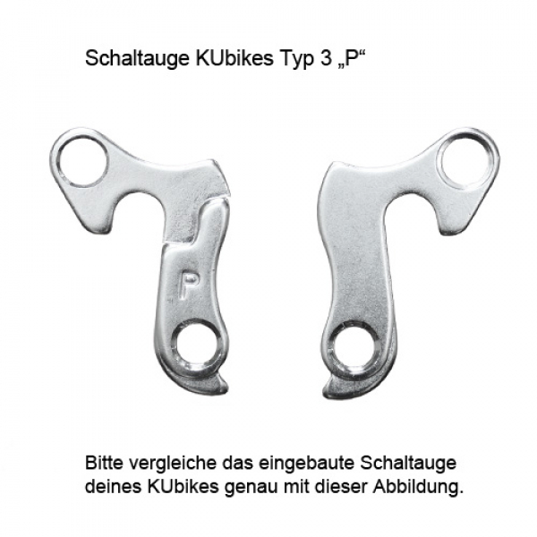 Schaltauge KUbikes Typ 3 "P"