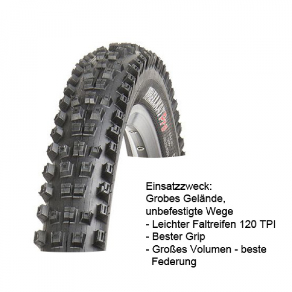 27,5" Kenda Hellkat Pro, Faltreifen