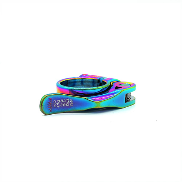 Sattelklemme mit Schnellspanner Laser-Farben (34,9 mm)
